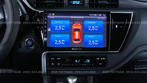 Màn hình DVD Android liền camera 360 xe Toyota Altis 2018 - nay | Elliview S4 Deluxe 